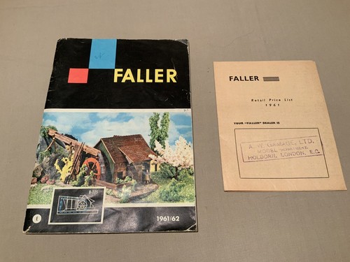 Vintage faller catalogue - vintage,